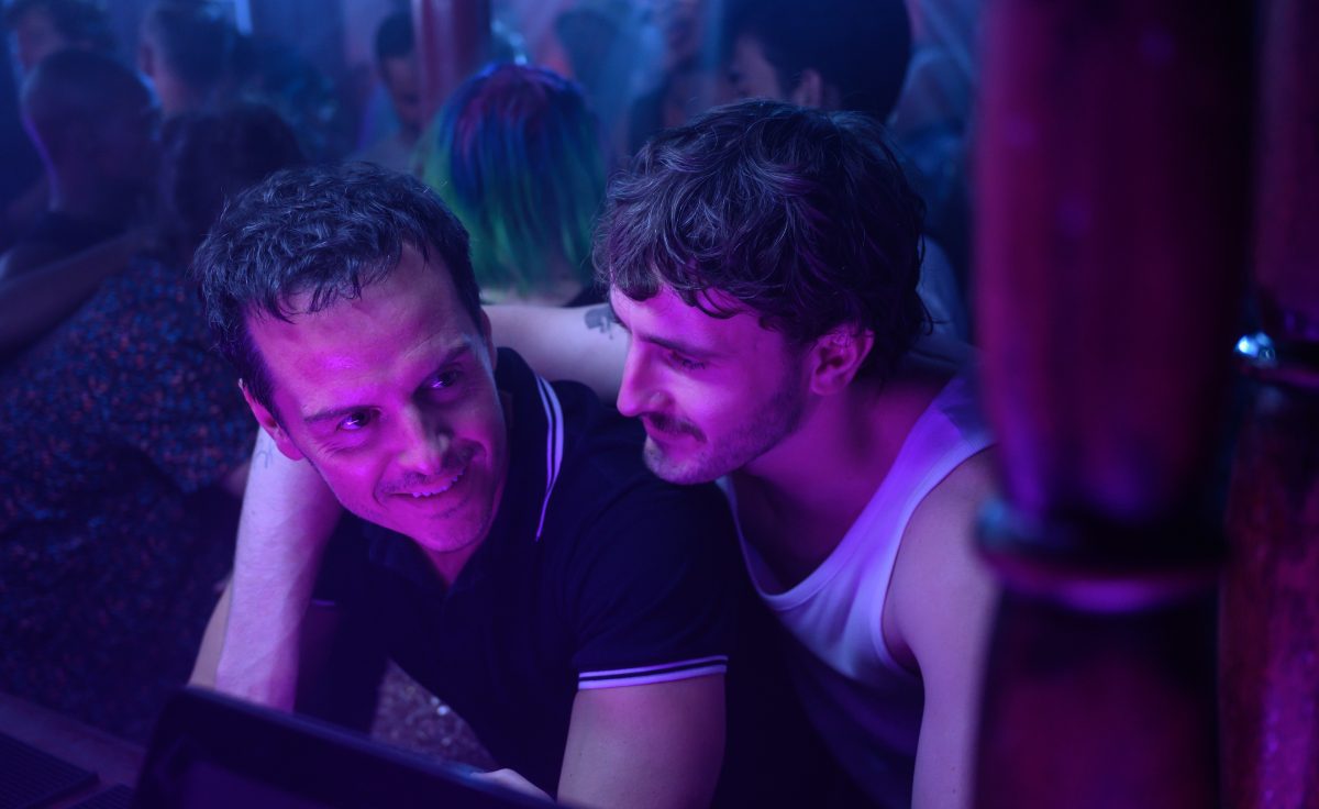 Two men in a nightclub